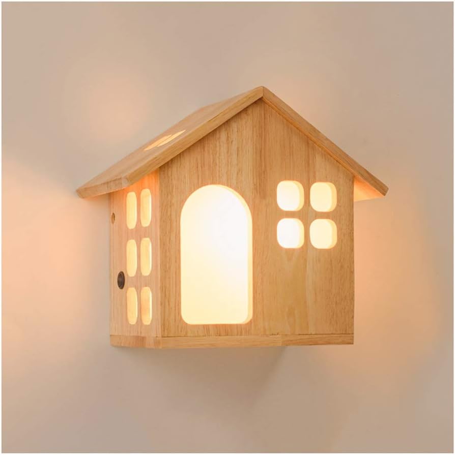 Wandleuchte lampe Wandleuchte E27 Cabin Night Light Kinderzimmer