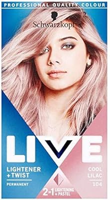 Schwarzkopf Live Colour Lightener Twist 104 Cool Lilac Hair Dye