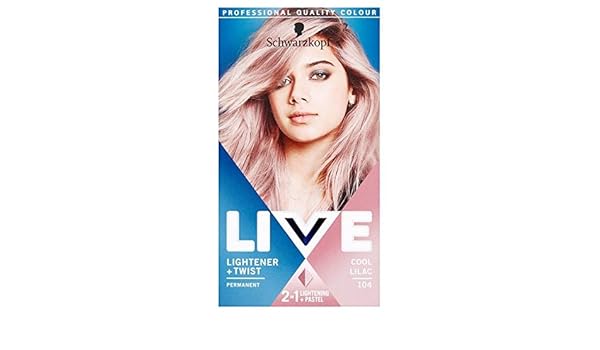 Schwarzkopf Live Colour Lightener Twist 104 Cool Lilac Hair Dye