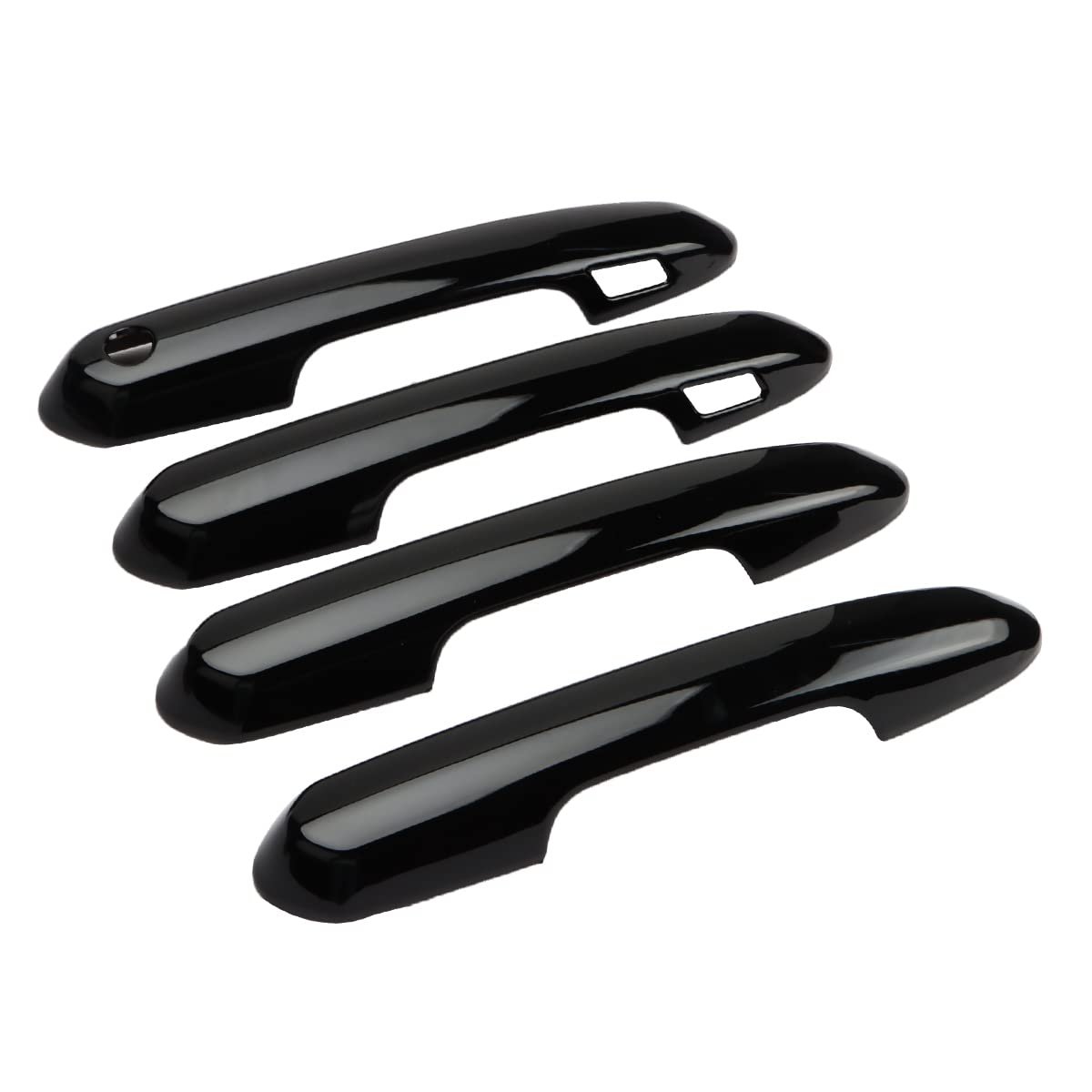 Photo 1 of DLOVEG Exterior Door Handle Cover Compatible for 2019-2022 2023 2024 2025 Toyota Rav4 Accessories for Highlander 2024 2023 2022-2020 Handle Protectors with 4 Holes fo Auto Sensors (Glossy Black)