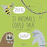 If Animals Could Talk 2019 Wall Calendar by