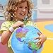 Pangda 16 Inch Inflatable Globe Inflatable World Globe Beach Ball Globe for Educational Beach Playing, Colorful (2)