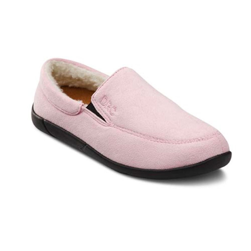 Dr Comfort 'Cuddle' Closed Heel Slippers Pink Women's Ultra