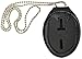 Clip on Leather Badge holder with Chain #2520TABK