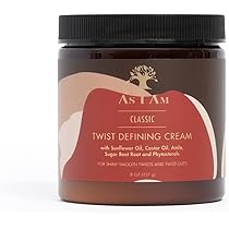 Amazon Com As I Am Twist Defining Cream 8 Ounce With Castor Oil And Phytosterols Hair Styling Creams Beauty Personal Care