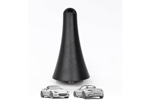 Jovfce Short Antenna Compatible with Mazda MX-5 Miata NC & ND 2006–2026 – 1.9 inches, CNC 6061 Aluminum, Weather-Resistant, L