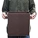MaidMAX Cloth Storage Bin with Dual Handles for Home Closet Nursery Drawers Organizer, Foldable, Dark Brown, 10.5×10.5×11″, Set of 6