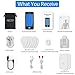 TENS Unit, EMS Muscle Stimulator, Abody Rechargeable Pulse Massager Machine with Touch Screen & 2 Channels 24 Modes & 10 Electrodes Pads, Relief Pain for Back, Neck, Arms, Legs