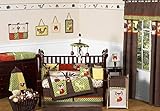 Sweet Jojo Designs Woodland Forest Animals Owl Deer Tree Baby Boy Nature Bedding 9pc Crib Set