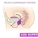 Nautime Kegel Balls Exercise Kit for Women - Medical Silicone Ben Wa Ball - For Bladder Control and Pelvic Floor Weight Set Pleasure Training: Beginner & Advanced (purple)