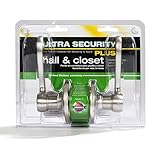 Ultra Hardware 44587 Gettysburg Scroll Lever Passage, Satin Nickel