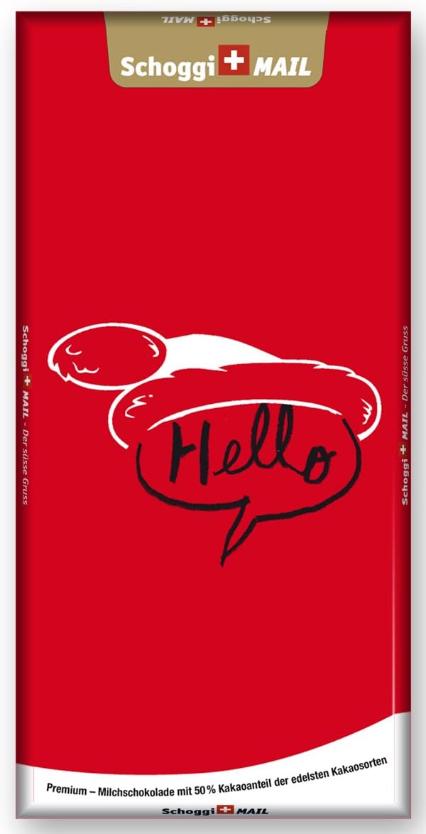Greeting Card & Premium Swiss Chocolate, Christmas Card - Hello St Nicholas