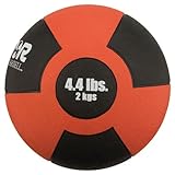Champion Barbell 2kg Red Reactor Rubber Medicine Ball
