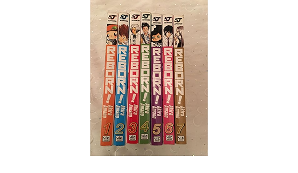 Reborn Manga Volumes 1 7 English Graphic Novel Set Akira Amano Shonen Jump Akira Amano Amazon Com Books