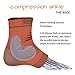 THX4COPPER Infused Compression Ankle Brace,Silicone Ankle Sleeve Support,Pain Relief from Plantar Fasciitis, Achilles Tendonitis-Reduce Foot Swelling&Prevent Ankle Injuries-Single-Small