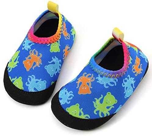 SCIEU Baby Beach Swim Water Shoes Boys Girl Toddler Barefoot Aqua Sock for Kids Pool Garden Seaside Sport