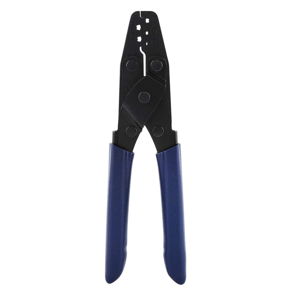 Keenso Professional 22-10AWG Open Barrel Vehicle Terminal Wiring Harness Crimping Plier Open Style Crimp Tool Wiring Harness Crimper Open Barrel 22-10 AWG Plier Tool