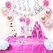 Baby Shower Decorations for Girl - Includes Matching 'Its A Girl' Banner & Balloons, Cute Photo Booth Props, Pink & White Flower Decor, and More! Perfect All in One Decoration Bundle