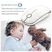 Rechargeable Wireless Mouse, Jelly Comb 2.4G Slim Optical Mice - Less Noise, 3 Adjustable DPI, Portable Mobile Wireless Mouse for Notebook, PC, Laptop, Computer, MacBook - White and Gold