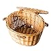 Boardwalk Bike Co.. - Wicker Bike Basket for Cruisers, Good for Dogs, Picnics, Schwinn, Women Bicycle Front Accessory