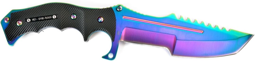 FadeCase Huntsman Elite Fixed Blade Tactical Knife Collectible Skins Variation