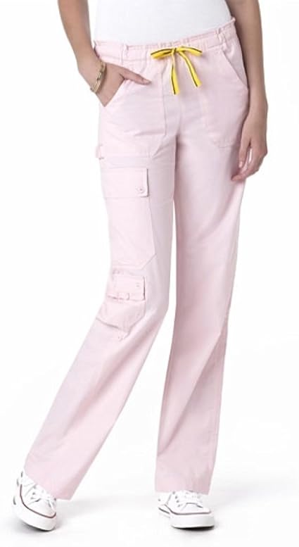 Amazon Com Wonderwink Women S Scrubs Mink Featherweight Cargo Roll Up Pant Medical Scrubs Pants Clothing