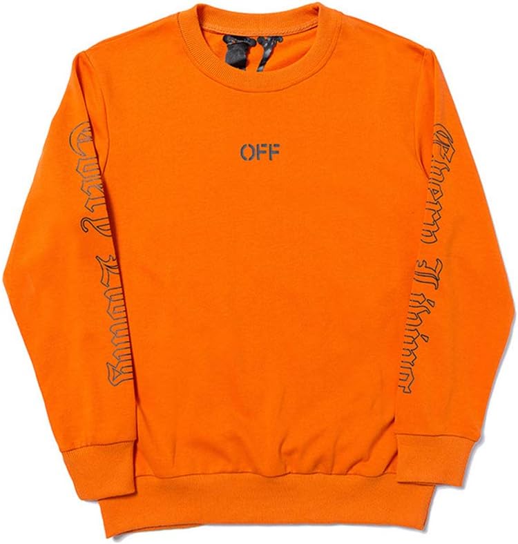 mich Vlone Joint Hip hop Casual Long Sleeve Pullover Sweater for Men and Women