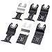 Saw Blades, Baban 20 Pcs Multitool Blades Wood/Soft Metal Oscillating Multitool Quick Release Saw Blades Mixed Universal Blade Set Compatible with Most of Oscillating Tool