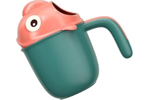 Baby Bath Rinse Cup Cute Cartoon Fish Infant Shampoo Rinser Shower Wash Hair Cup for Kids Baby Bath Rinser