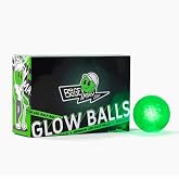 Boogeyman Glow in the Dark Golf Balls &ndash; 6 Pack Light Up Glow Golf Balls for Night Golf | High Visibility, No Charger Needed | Fun LED-Style Golf Gift for All Ages