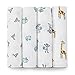 aden + anais Classic Muslin Swaddle Blanket, Jungle Jam, 4 count