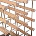 Wood Wine Rack Stackable Storage Storage Display Shelves (40-Bottle)