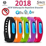 Mosquito Repellent Bracelet For Kids, Adults & Pets - Travel Insect Repellent Design For Maximum Protection Against Bugs, Pests, Waterproof - 5 Pack