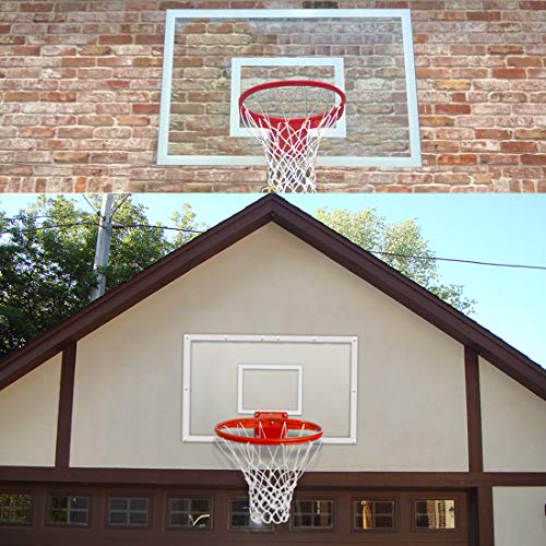image for katop Wall Mounted Basketball Hoop with 36 x 22in Backboard, Professio
