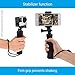 CamKix Stabilizing Hand Grip Compatible with GoPro Hero 8, 7, 6, 5, 4, 3+, 3 and DJI Osmo Action w/Dual Mount, Tripod Adapter and Universal Phone Holder - Record Videos with 2 Different Camera Angles
