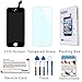 Fixerman for iPhone SE LCD Display Touch Screen Digitizer Replacement Kit with Repair Tools and Tempered Glass