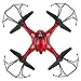 GoolRC T5G 5.8G FPV Drone Quadcopter with 720P HD Camera Live Video, Headless Mode, One Key Return and 3D Flips RC Quadcopter Height Hold Easy Fly for Learning(RED)