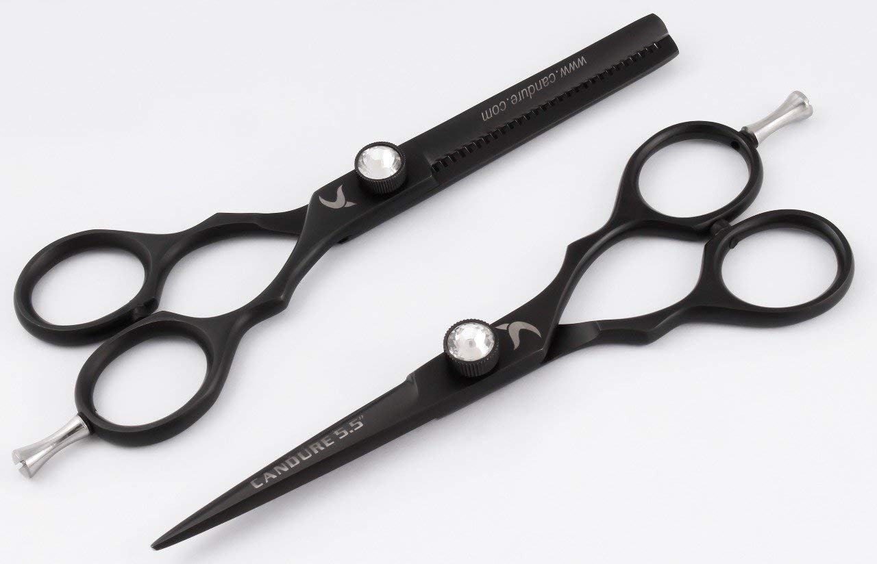 Tenartis 351 Haarscheren Set – 2-teilig, Effilierschere & Haarschneideschere, Made In Italy