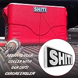 SHITI Coolers - Brand Plate, Plastic Chrome Emblem