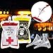 POKONBOY 30 Pack Halloween Novelty Blood Bags Drink Container with 2 Funnels for Halloween Party Decorations, Reusable Food Grade 6 Patterns 8.5OZ Bags Halloween Party Cups for Theme Parties, Zombie, Vampire Party Favors