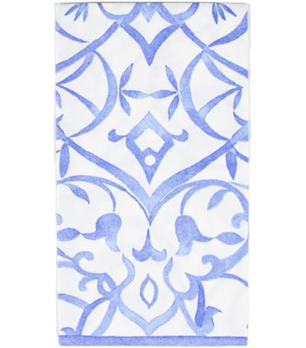 Caspari Romantic Toile Rose Guest Towels - 15 Premium Napkins Per Package