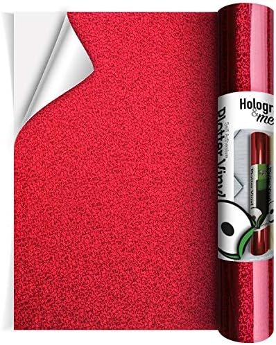 Holographic Red Vinyl 305mm x 610mm