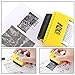 AOKII Wide Roller Stamp Identity Theft Stamp, Perfect for Privacy Protection (Yellow)