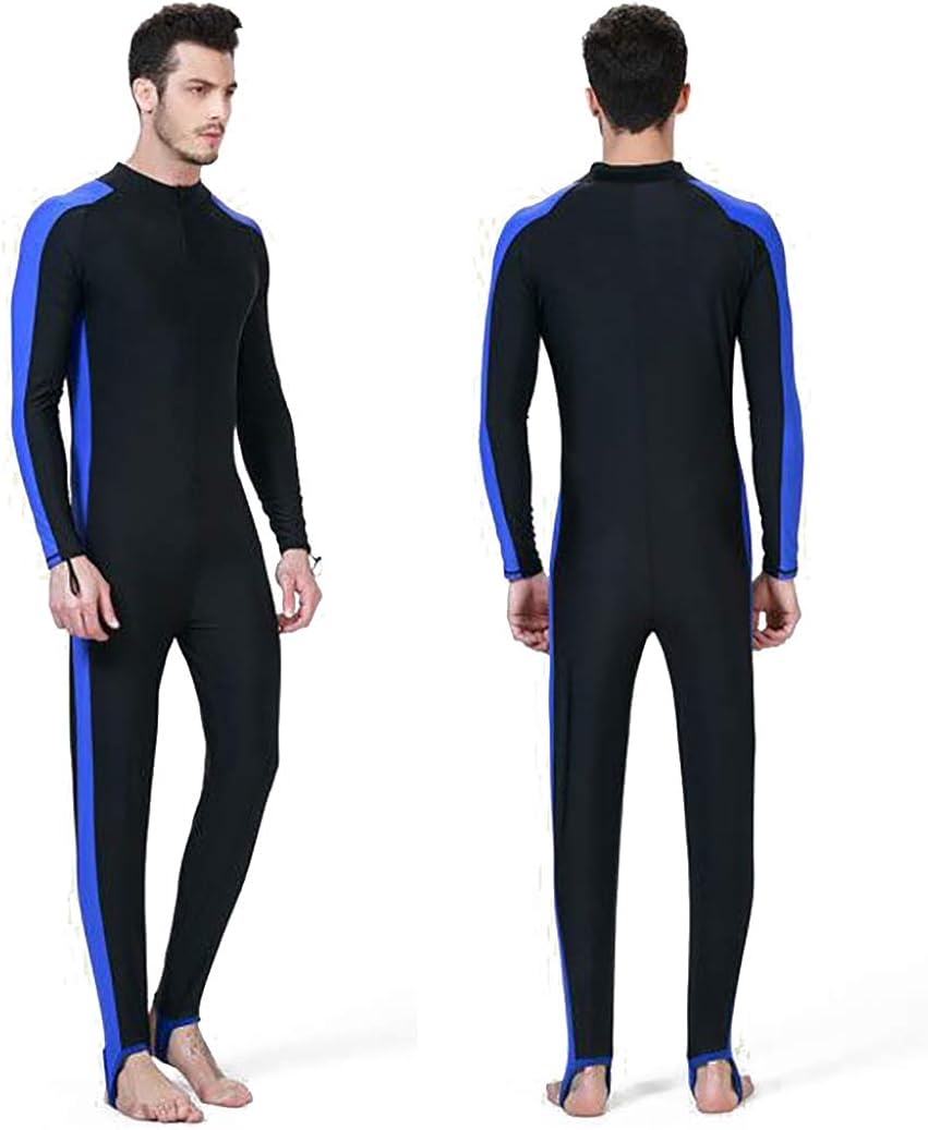 TYUE Mens Fitness Full Length Wetsuit Surfing Suit One Piece Long