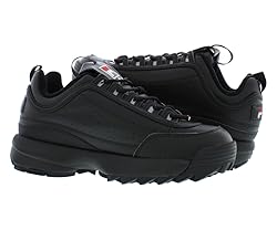 Fila Girls Disruptor II Faux Leather Dad Sneakers