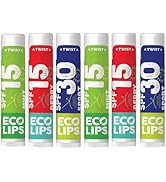 Eco Lips Classic Sport Broad Spectrum Sunscreen Lip Balm 6-Pack - Made in USA