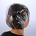 Disposable Shower Caps, Clear Plastic Caps For Spa, Home Use, Hotel and Hair Salon, Pack of 100