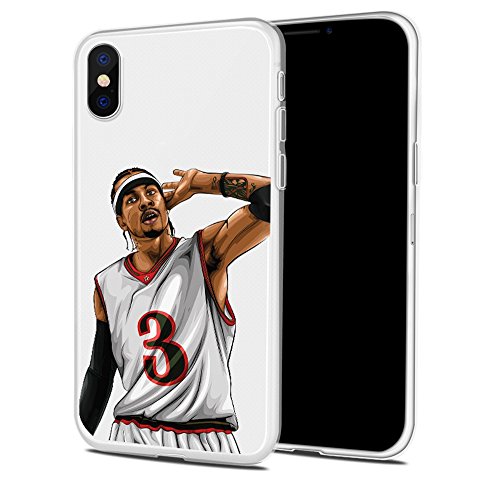 iPhone X Basketball Silicone Protective Transparent Thin Case (27)