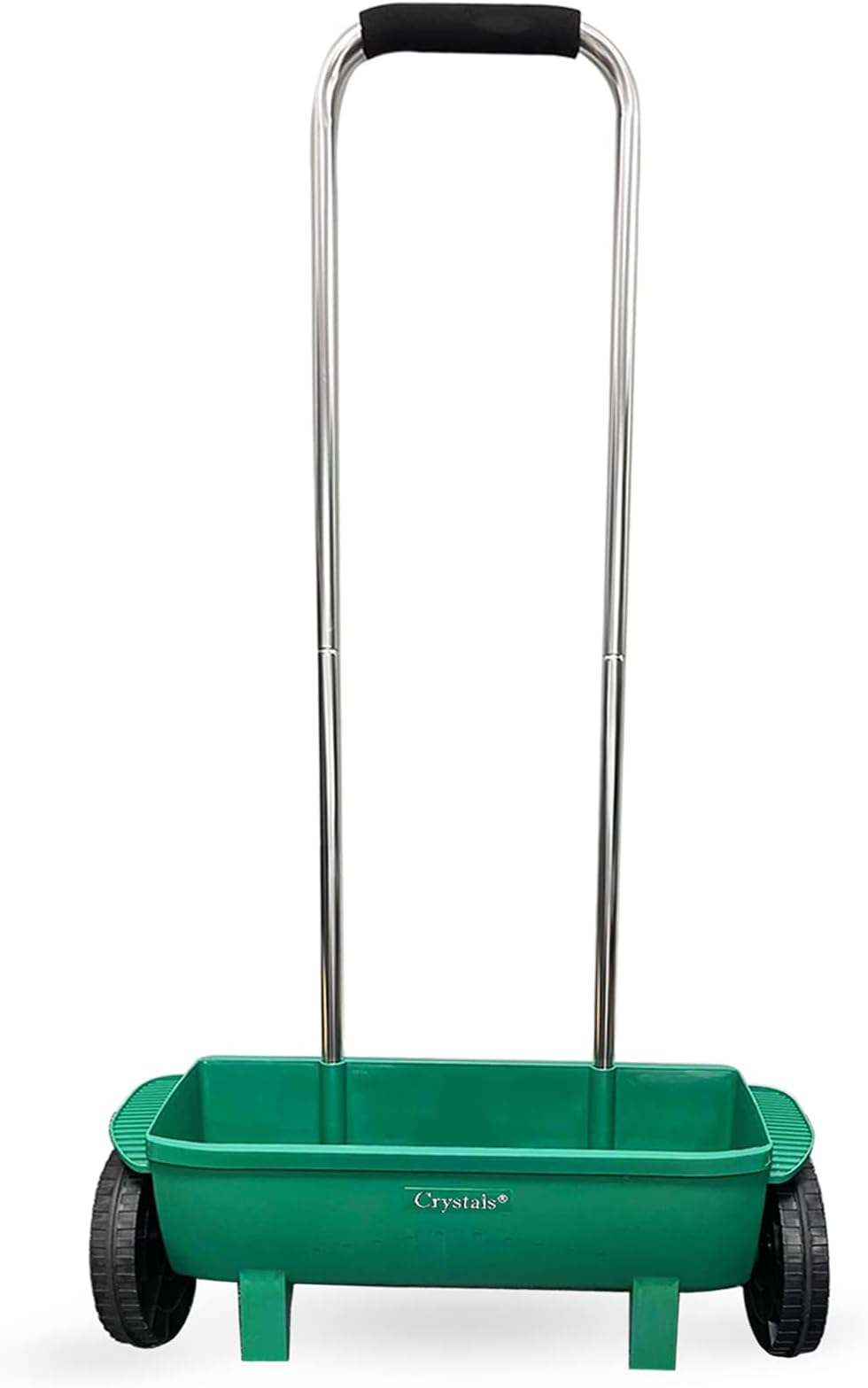 Crystals 12L Lawn & Grass Seed Spreader | Adjustable Settings, Large Wheels