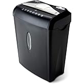 Aurora AU875XA Paper and Credit Card Shredder with 3.7-Gallon Wastebasket, 8-Sheet Cross-Cut with Basket